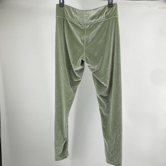 NWOT Pink Victoria's Secret Green Velour Leggings - Picture 2 of 9